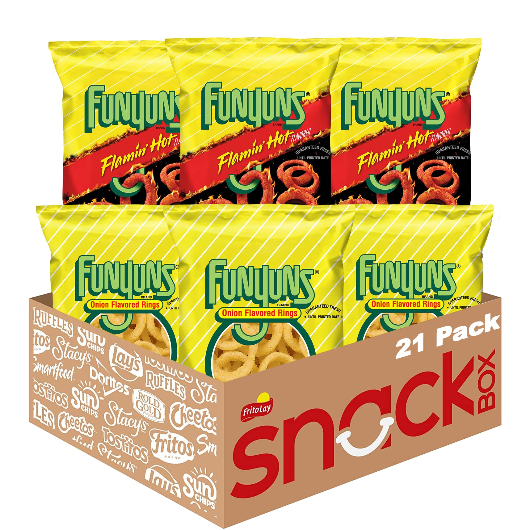 Onion Flavored Rings by Funyuns – 21 Count (Pack of 1), Pack of 21