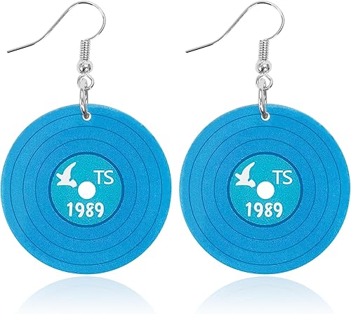 Aretes inspirados en el cantante 1989 TS Inspired Pendientes para los fanáticos de la música regalos para los amantes de la música, regalos de