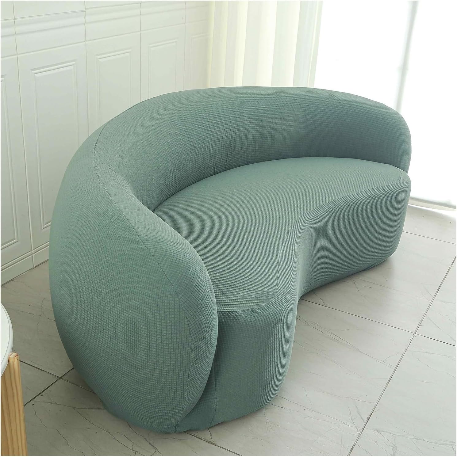 Stretch Armchair Slipcovers Armchair Cover for Sofa Swivel Barrel Chair Cover, Swivel Accent Chair Slipcover Barrel Armchairs Sofa Cover Club Chair Couch Cover(S3,Double Person)
