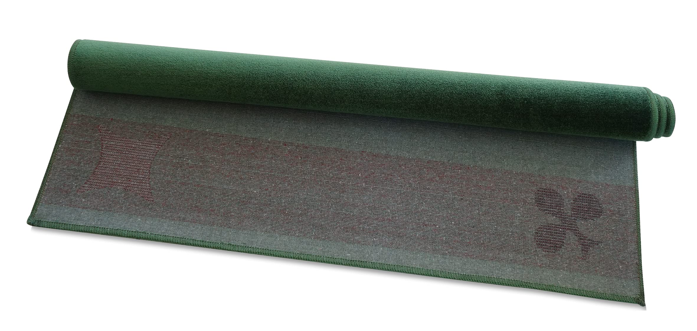 Grimaud - Tapis de Cartes Tissé 4 AS - Qualité Supérieure Dralon - 77 x 77 cm - Coloris Vert - Tapis de Jeu Professionnel et Antidérapant pour Poker, Tarot, Bridge et Belote - Fabriqué en France