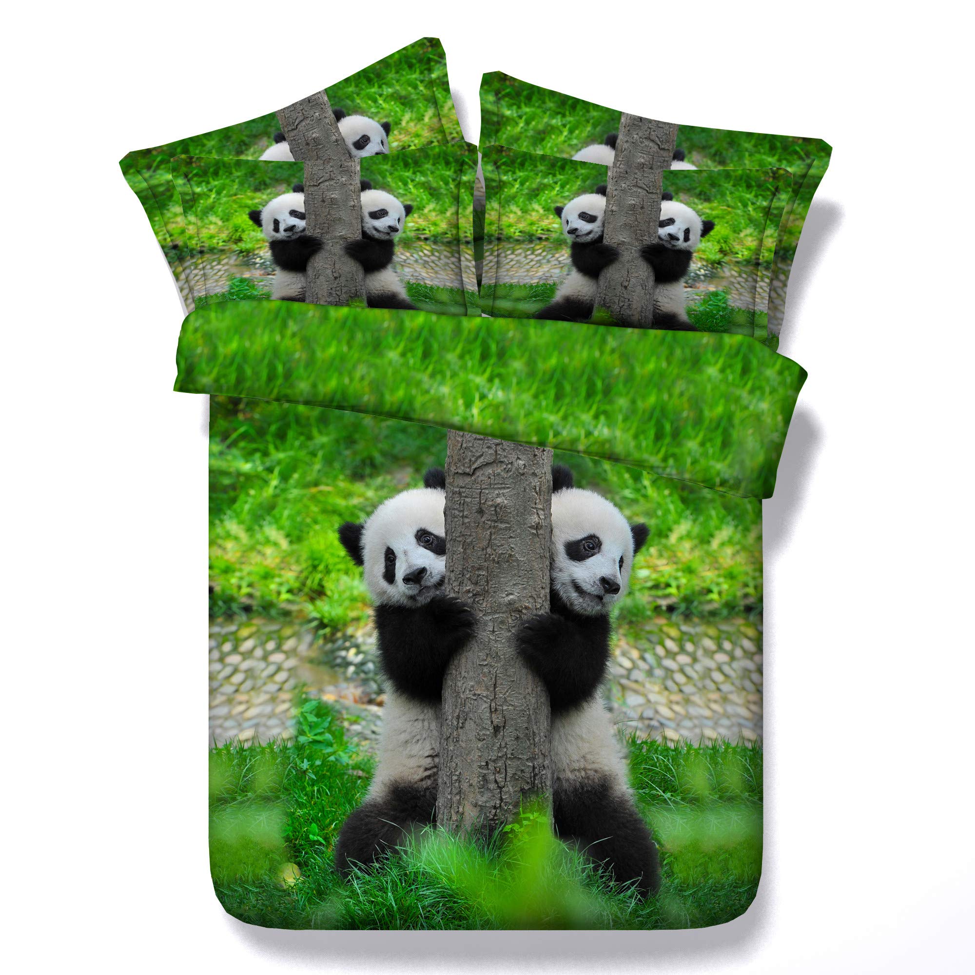 Housse de couette Panda résolvant le manque d'originalité du lit