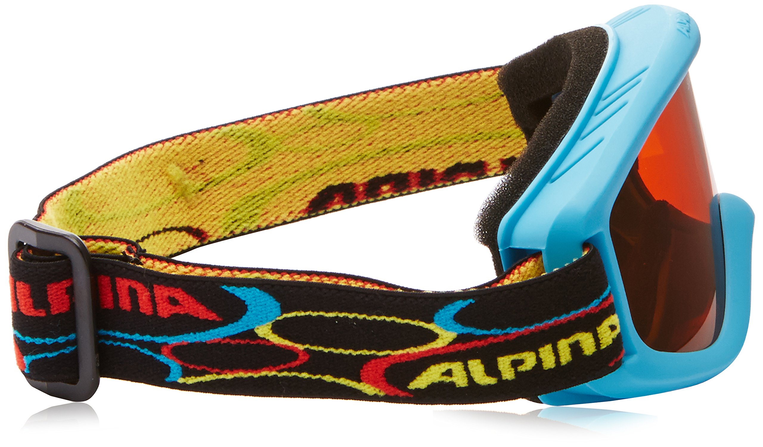 ALPINA CARVY 2.0 - Masque de ski antibuée, extrêmement robuste et incassable avec protection UV 100% pour enfants