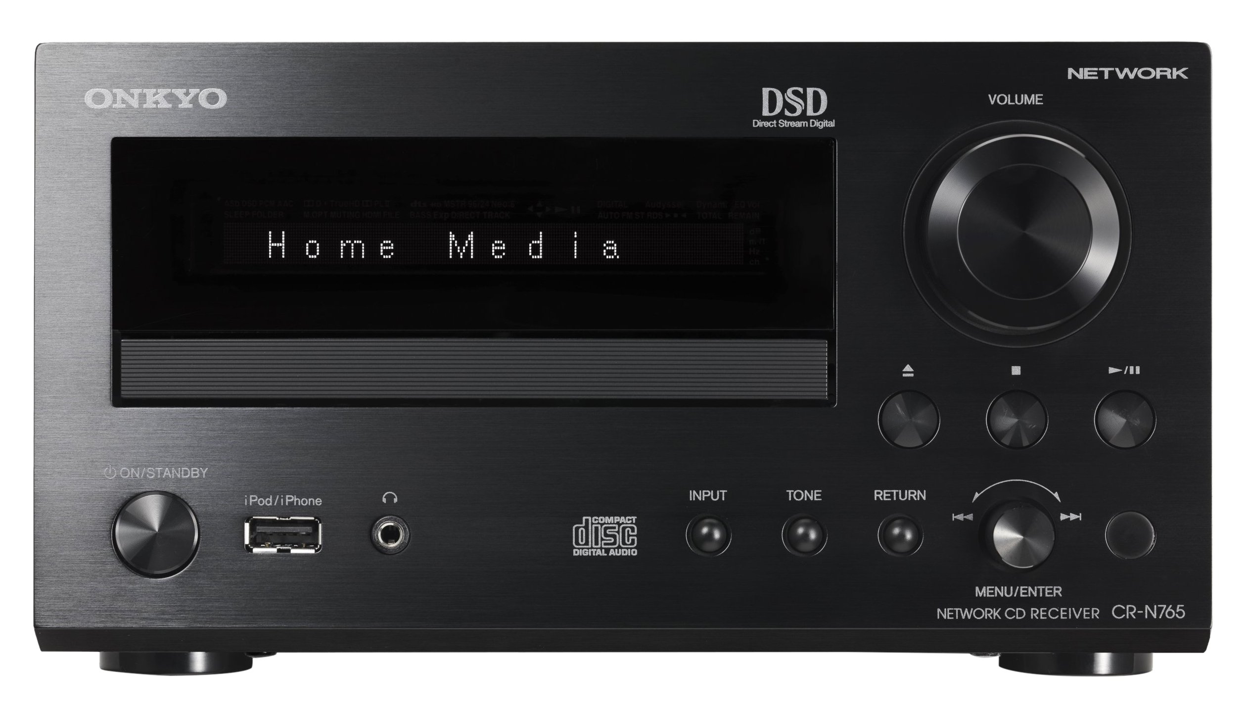 ONKYO ネットワークCDレシーバー ブラック CR-N765(B) - アンプ