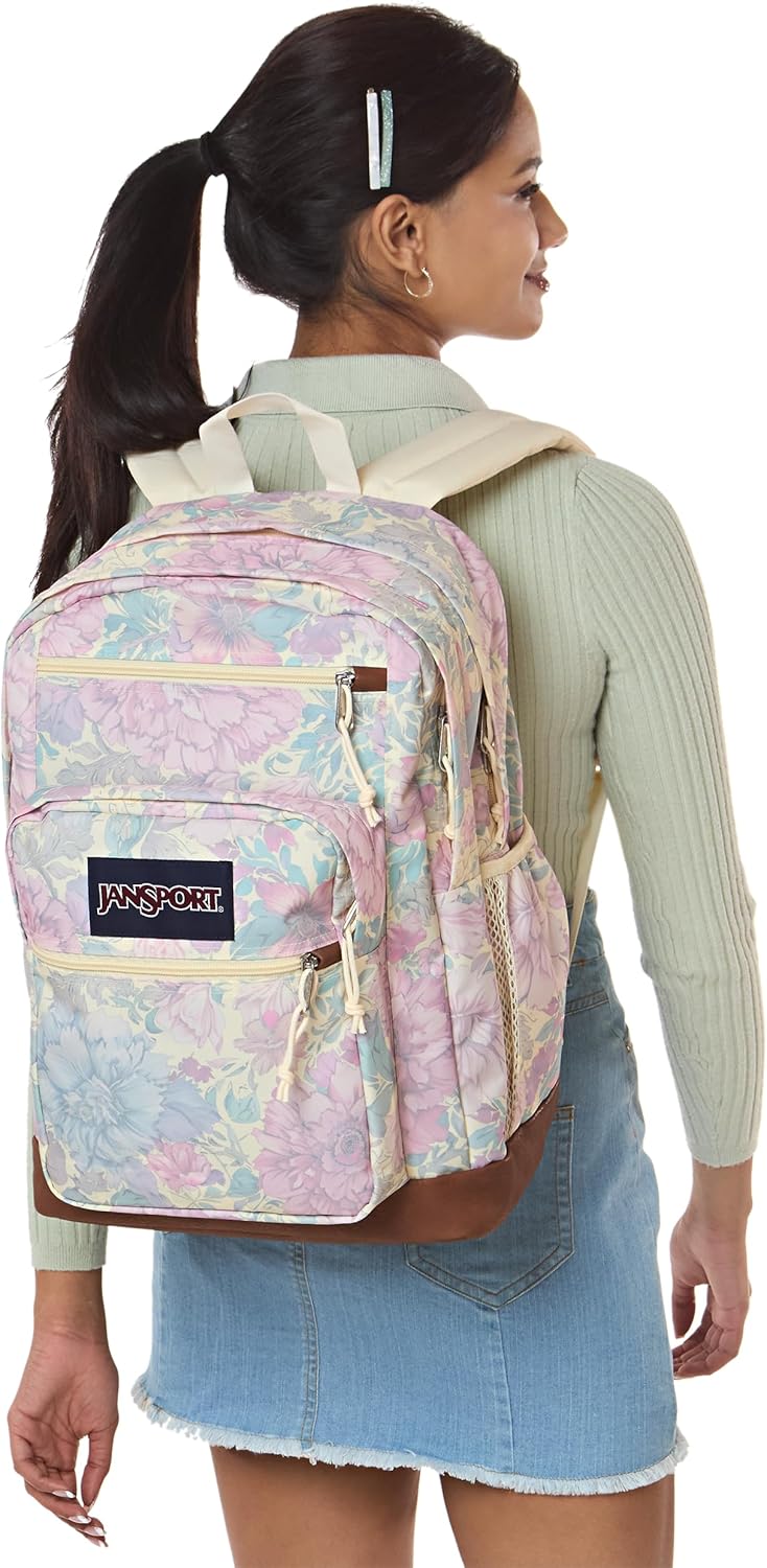 JanSport Cool Backpack with 15-inch Laptop Sleeve, Large Computer Bag Rucksack with 2 Compartments, Ergonomic Straps, Faded Tapestry - Image 8