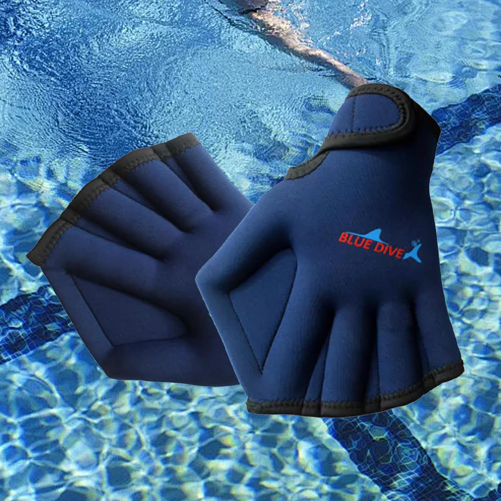 Schwimmhandschuhe mit Schwimmhäuten, Tauchhandschuhe, langlebige Wärme, Entenpalme, Wasserhandschuhe, Schnorchelflossen, Handhandschuhe für Wasserfitness Frauen und Männer