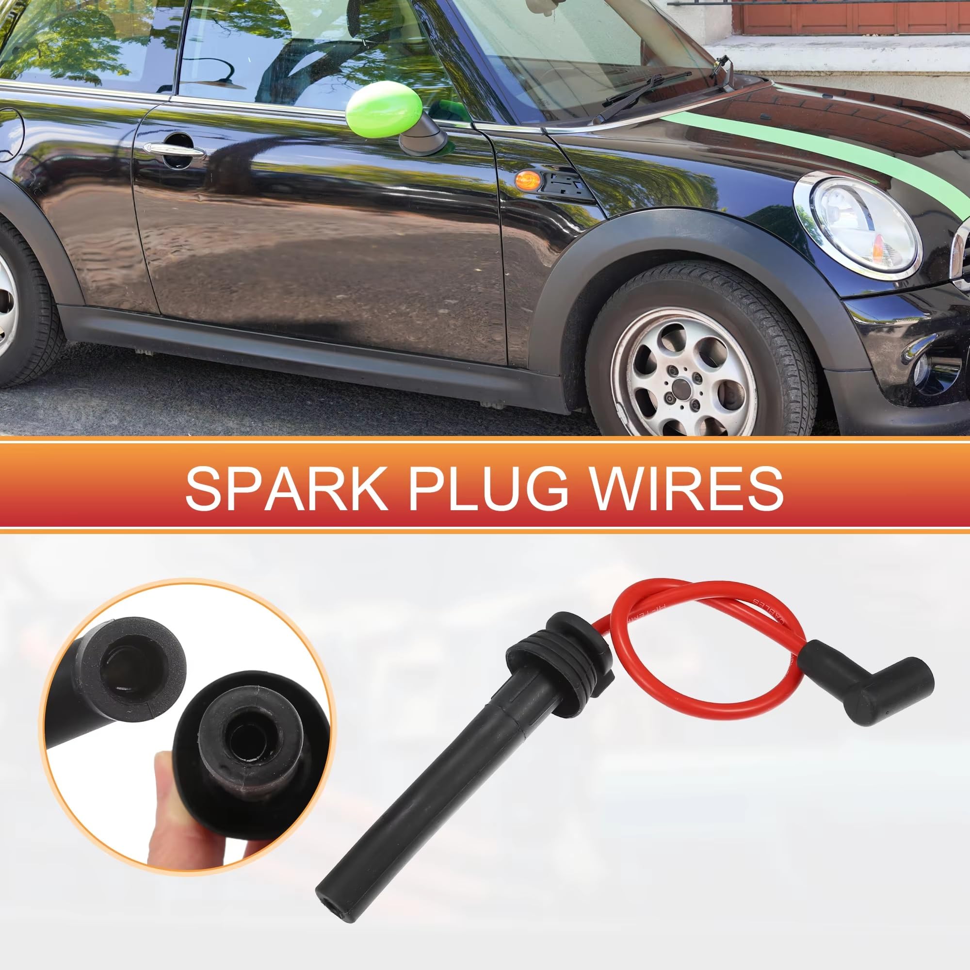 Juego de Cables de bujía para Mini Cooper R50 R52 R53 12127513032 Cables de Bobina de bujía para automóvil Arnés de Bobina de Encendido