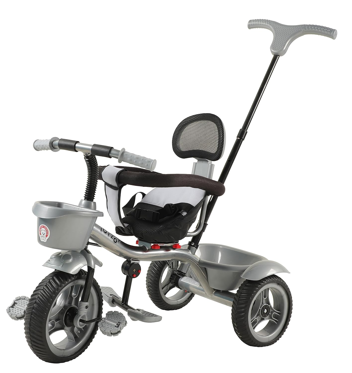 JoyRide Baby BikeRotating Seat Tricycle with Dual Storage Basket