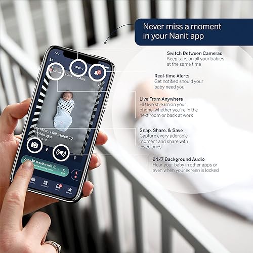 Miniatura 4 de Nanit Respiración desgaste Starter Pack