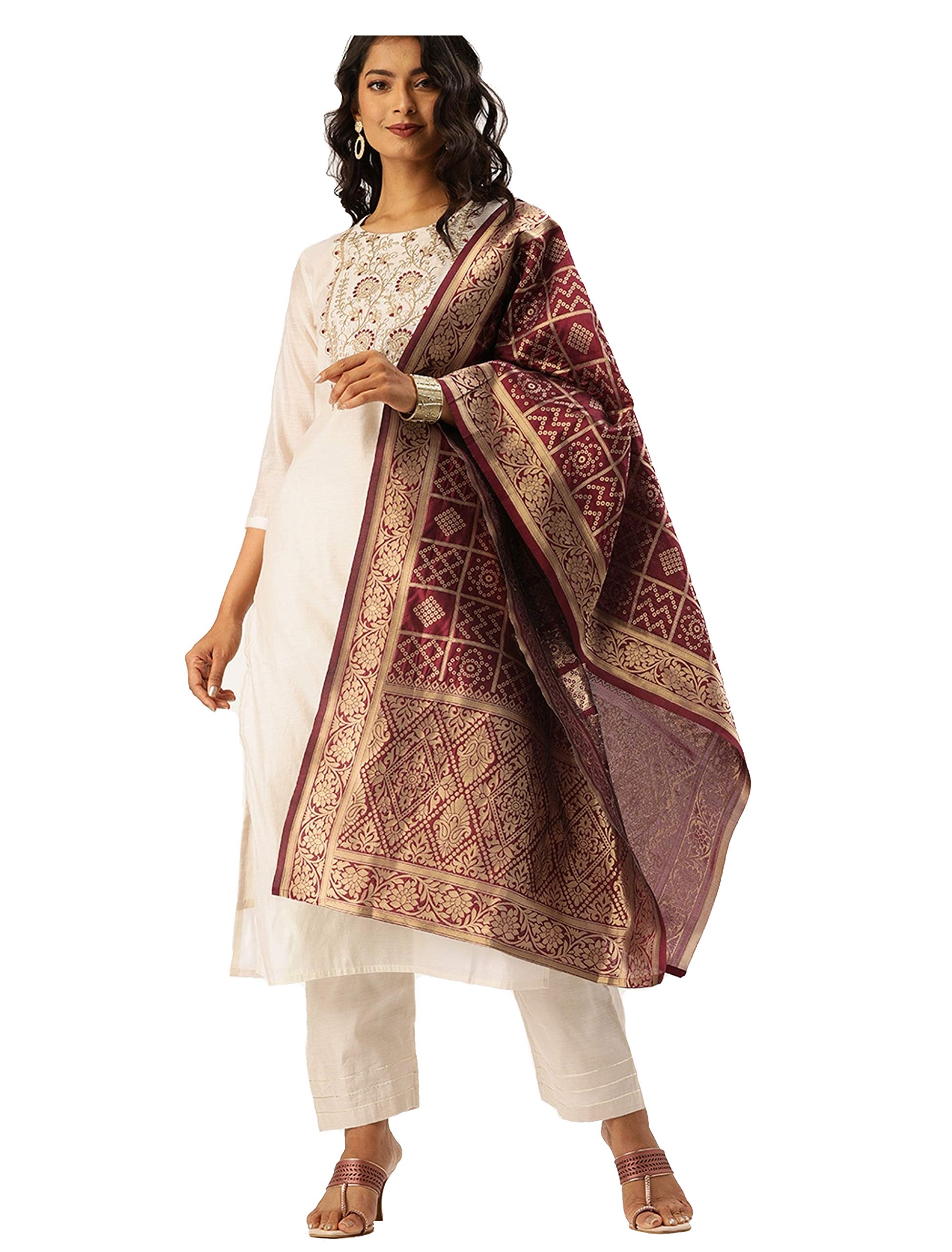 Yanustuti Indian Kurti set for women with dupatta ethnic ready to wear salwar kameez anarkali kurta set wedding guest dress