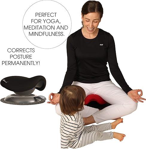 Miniatura 5 de Humantool Taburete portátil para silla de montar – Haz de cualquier silla una silla de sillín oscilante – Perfecto para silla ergonómica de oficina