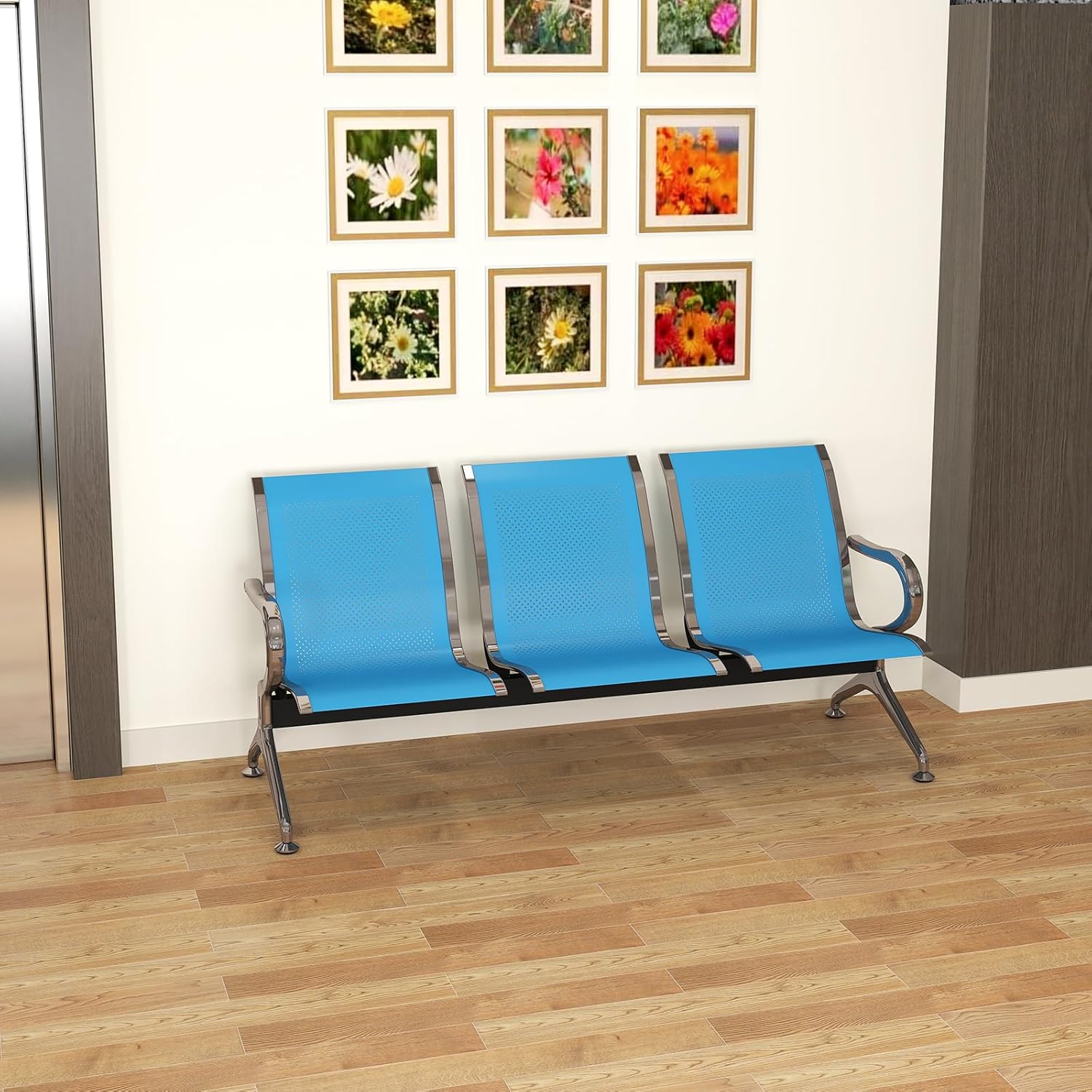 KINTNESS Heavy Duty 3-Seat Waiting Reception Chair Bangladesh Ubuy