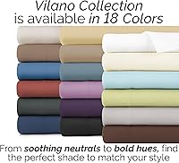Vista 9 de Southshore Fine Linens VILANO Springs faldón para cama plisada, 15 pulgadas, Microfibra, Negro, gemelo