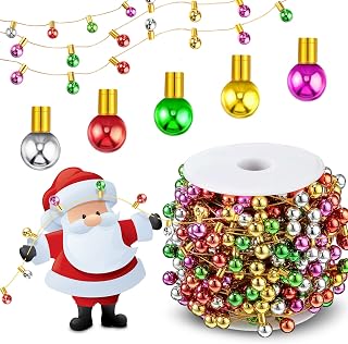 Tuanse 49.2ft Miniature String Lights for Dollhouse Fake Light String Christmas Decoration Christmas Light Accessories for Doll House Christmas Holiday Wedding Party Outdoor Indoor (Classic Style)