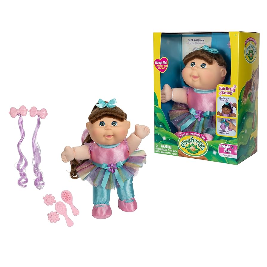 Cabbage Patch Kids Deluxe Toddler Style 'N Play - 11-Inch