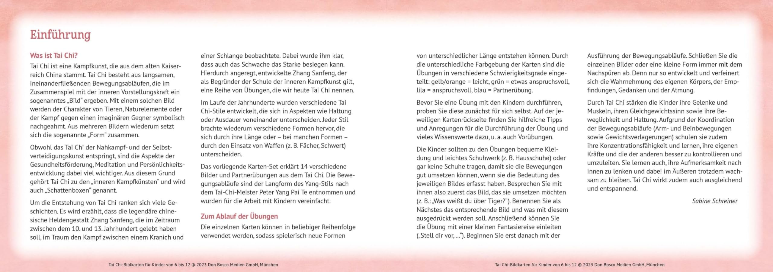 Tai Chi-Bildkarten für Kinder von 6 bis 12: Aufmerksam und zentriert. Mit Bewegungsfolgen und Partnerübungen. Mit einfachen Tai Chi-Übungen innere Anspannung lösen und Nervosität bekämpfen