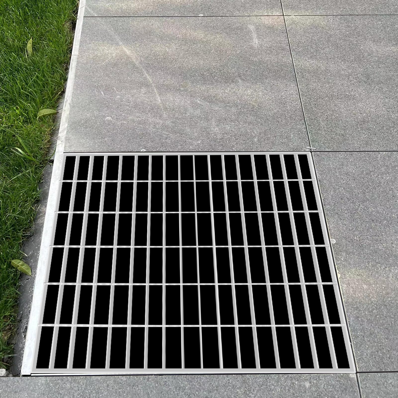 Grille de vidange en fonte pour éliminer l'eau stagnante du trottoir