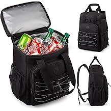 Cooler Backpack with Padded Top Handle, Lightweight Back Pack Coolers Insulated Leak Proof, Large Capacity Ice Chest for Women Men Beach Camping Picnic Fishing Hiking