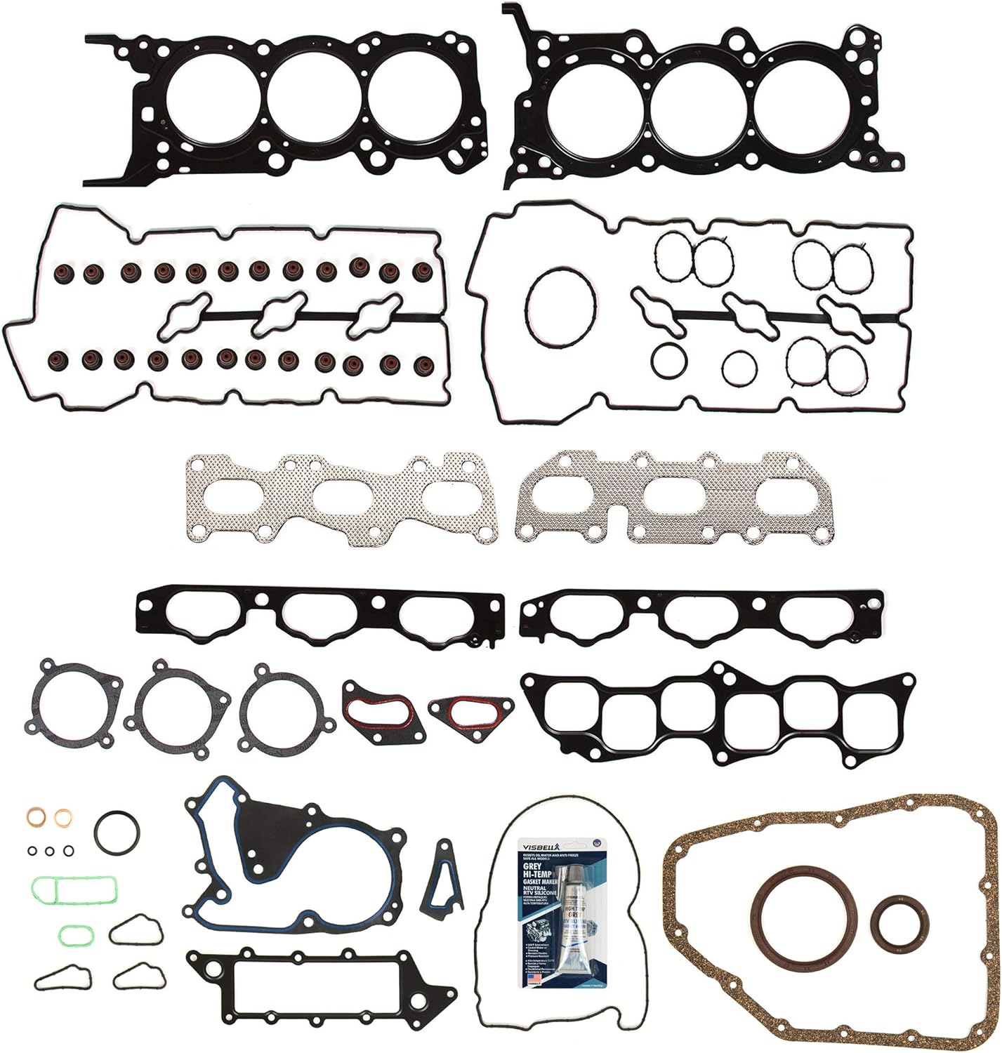 Evergreen FS55048 Full Gasket Set Fit 0604/20/07 Hyundai