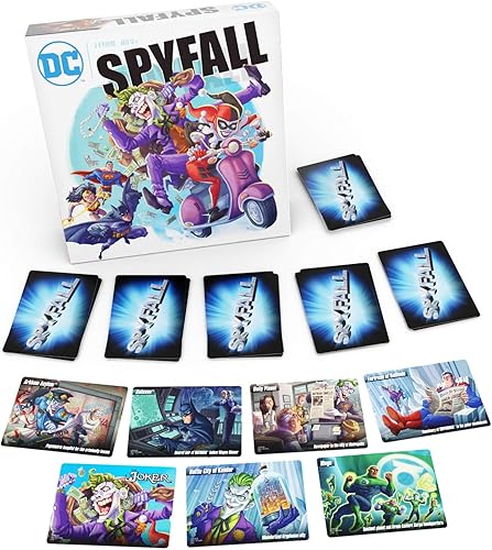 Miniatura 2 de DC Spyfall - El juego de fiesta perfecto - Encuentra al Joker Antes de que se agote el tiempo - para 3 a 8 jugadores - Juegos de mesa para
