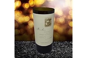 Timeless Elegance: 2013 Joseph Phelps 'Backus Vineyard' Napa Valley Reserve Cabernet Sauvignon Wine Bottle Candle