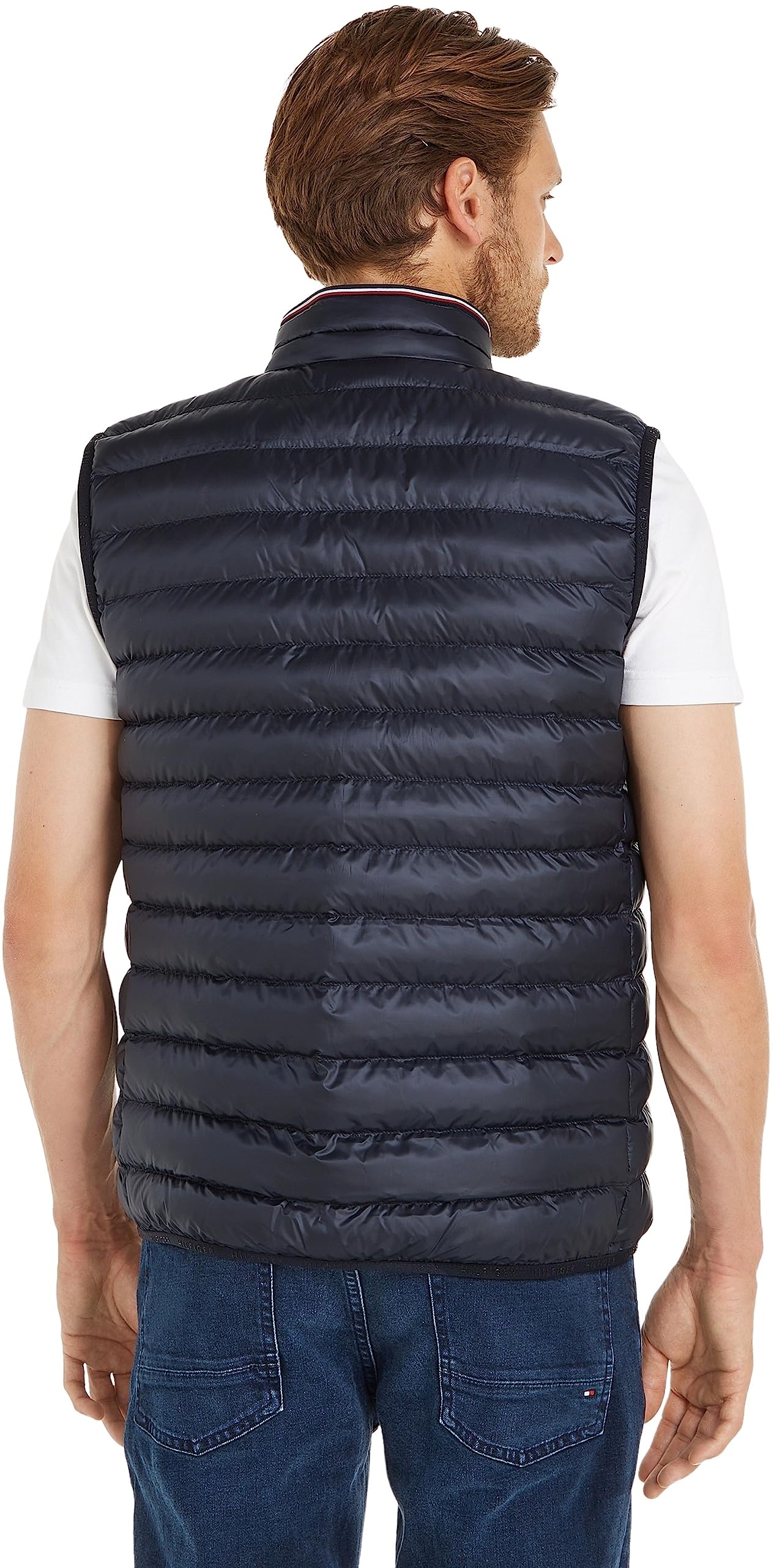 Tommy Hilfiger Hombre Chaleco Packable Recycled Chaleco acolchado