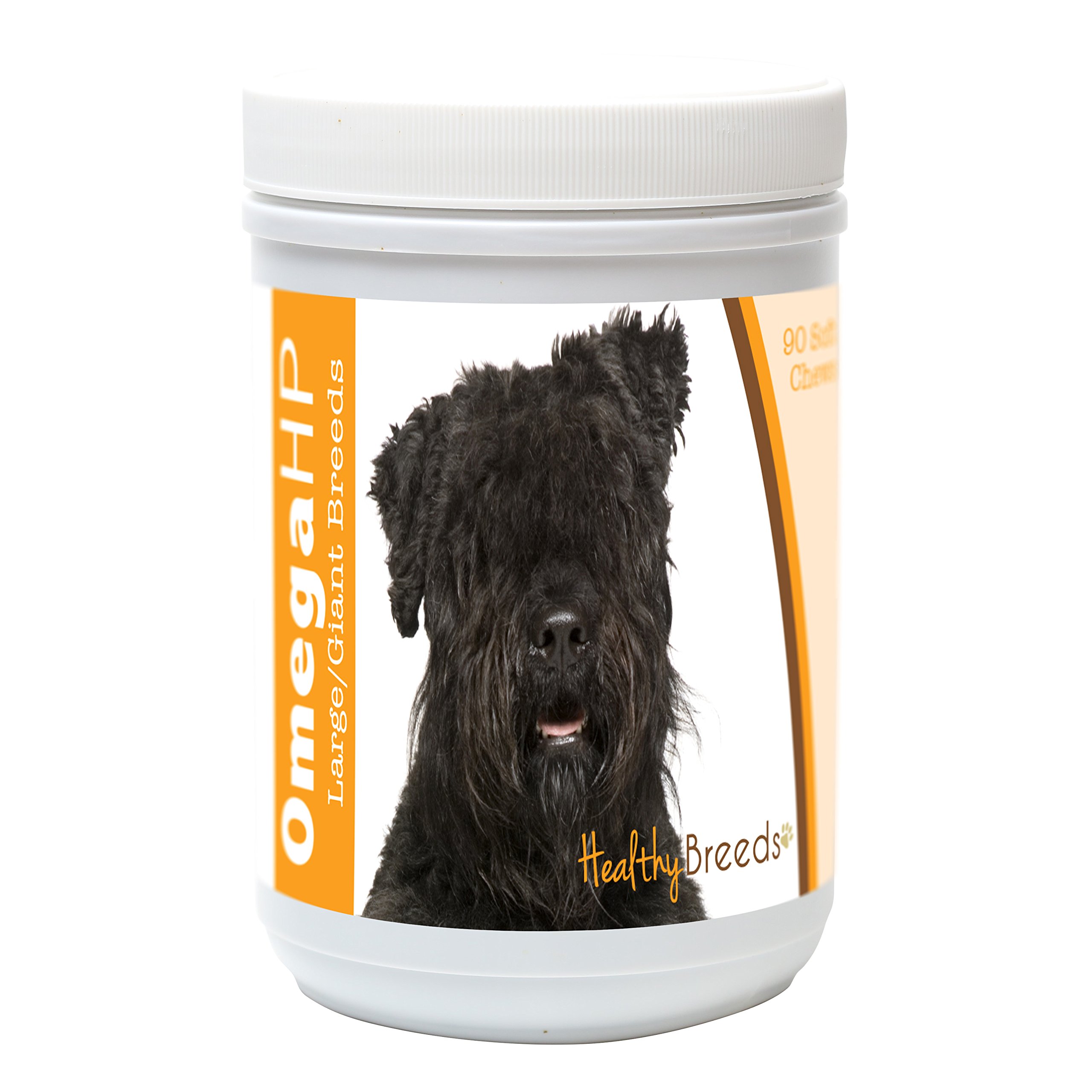 Healthy Breeds Bouvier des Flandres Omega HP Fatty Acid Skin and Coat Support Soft Chews 90 Count