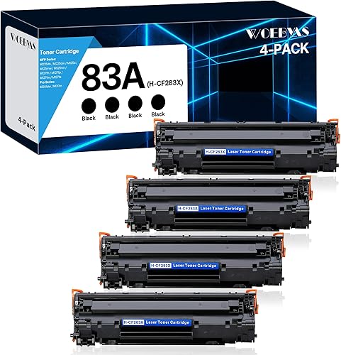 83A CF283A - Cartucho de tóner negro compatible con HP 83A CF283A 83X CF283X para HP Laserjet Pro MFP M125nw M201dw M225dw M255dn M201n M125a M127fw
