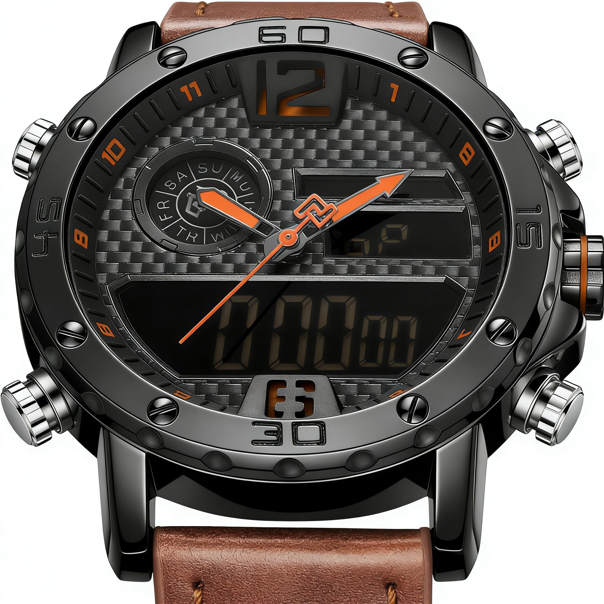 Herren-Armbanduhr, Analog, Silberfarben, Edelstahl, Skelett-Zifferblatt, Sportlich-Mechanischer Stil