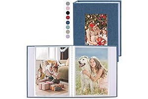 2 Pack Blue Picture Book: Perfect for Preserving Memories