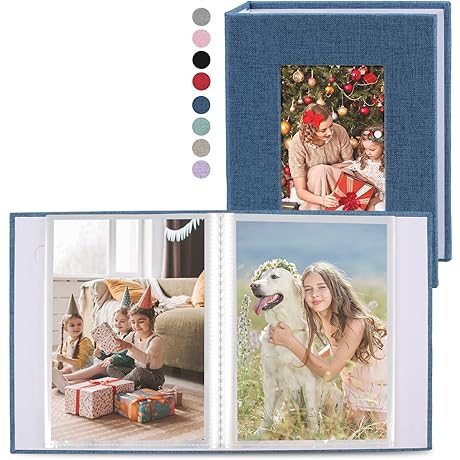 2 Pack Blue Picture Book: Perfect for Preserving Memories