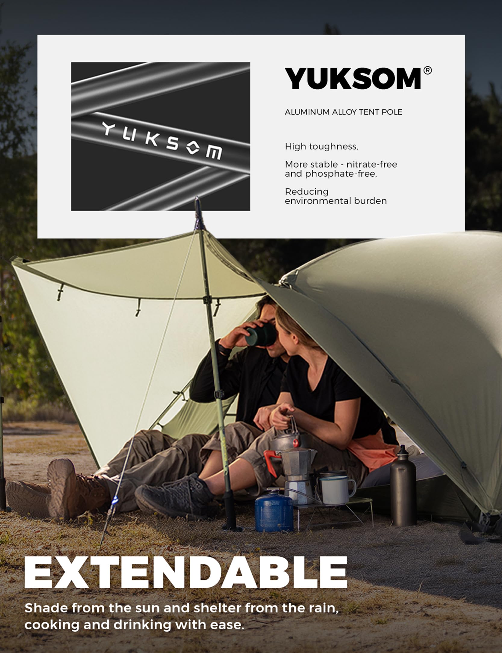 Naturehike Mongar Pro Tente de trekking ultra légère autoportante 20D | Tente autoportante 3 saisons en silnylon 20D avec PU3000 mm, seulement 1,46 kg et variantes de montage polyvalentes.