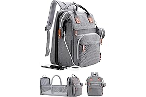 Diaper Bag Backpack with Changing Station