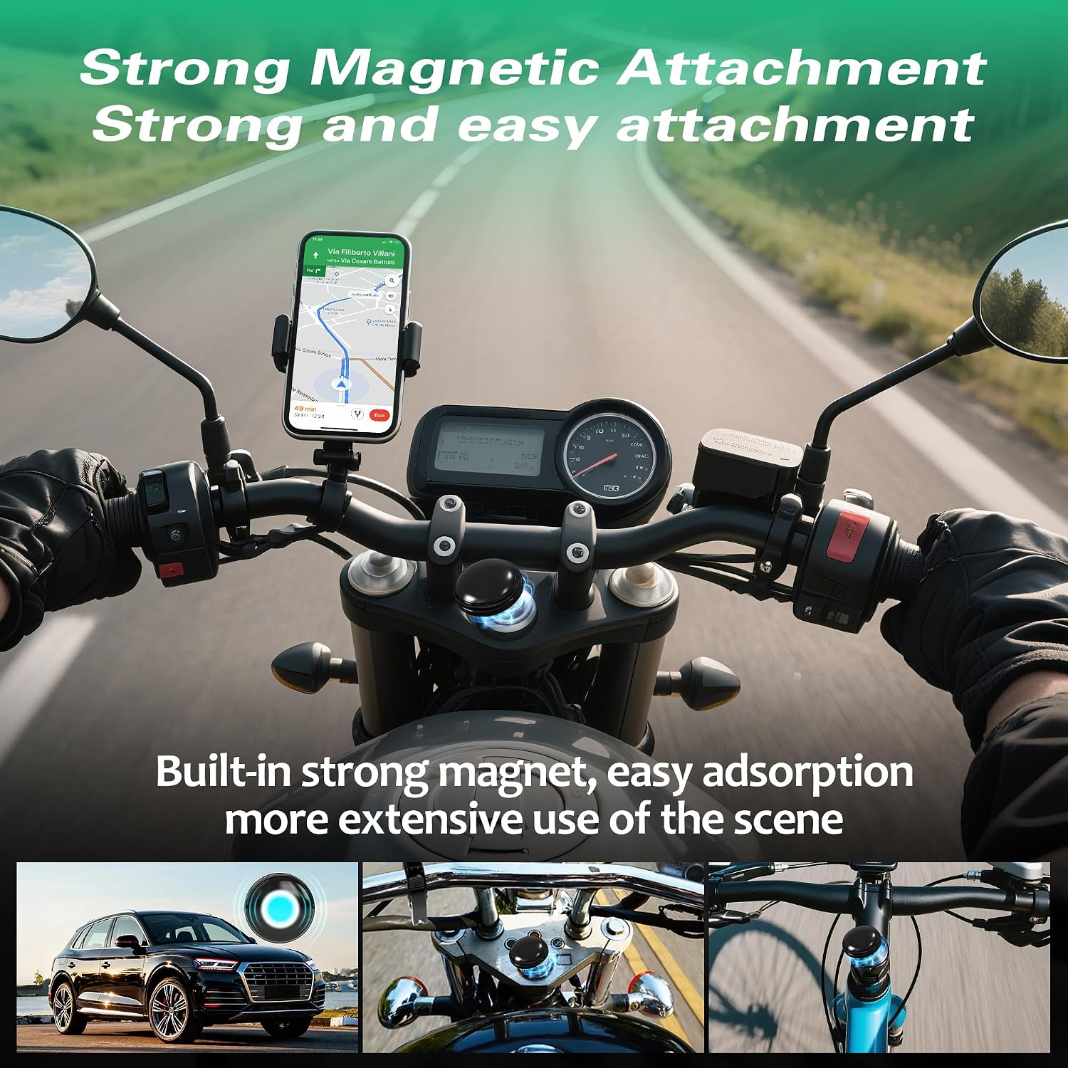 GPS Tracker for Vehicles.Mini Hidden Magnetic GPS Tracker for Vehicles - Full Global Coverage, No Subscription or SIM Card Required - Perfect for Cars, Assets, Pets, Kids, and Seniors!(Black Circle)