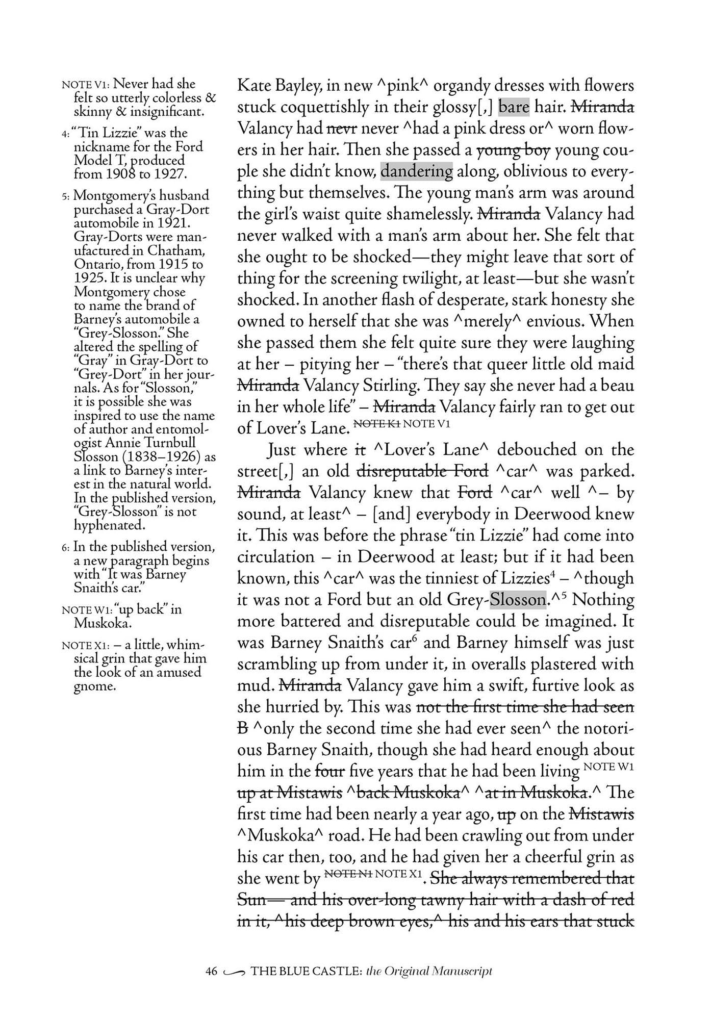 The Blue Castle: The Original Manuscript