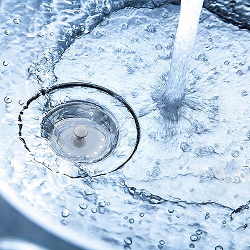 Miniatura 6 de Tapón de drenaje para fregadero de cocina, 2 unidades, repuesto para drenaje de cocina de 3-12 pulgadas, colador de drenaje para fregadero de