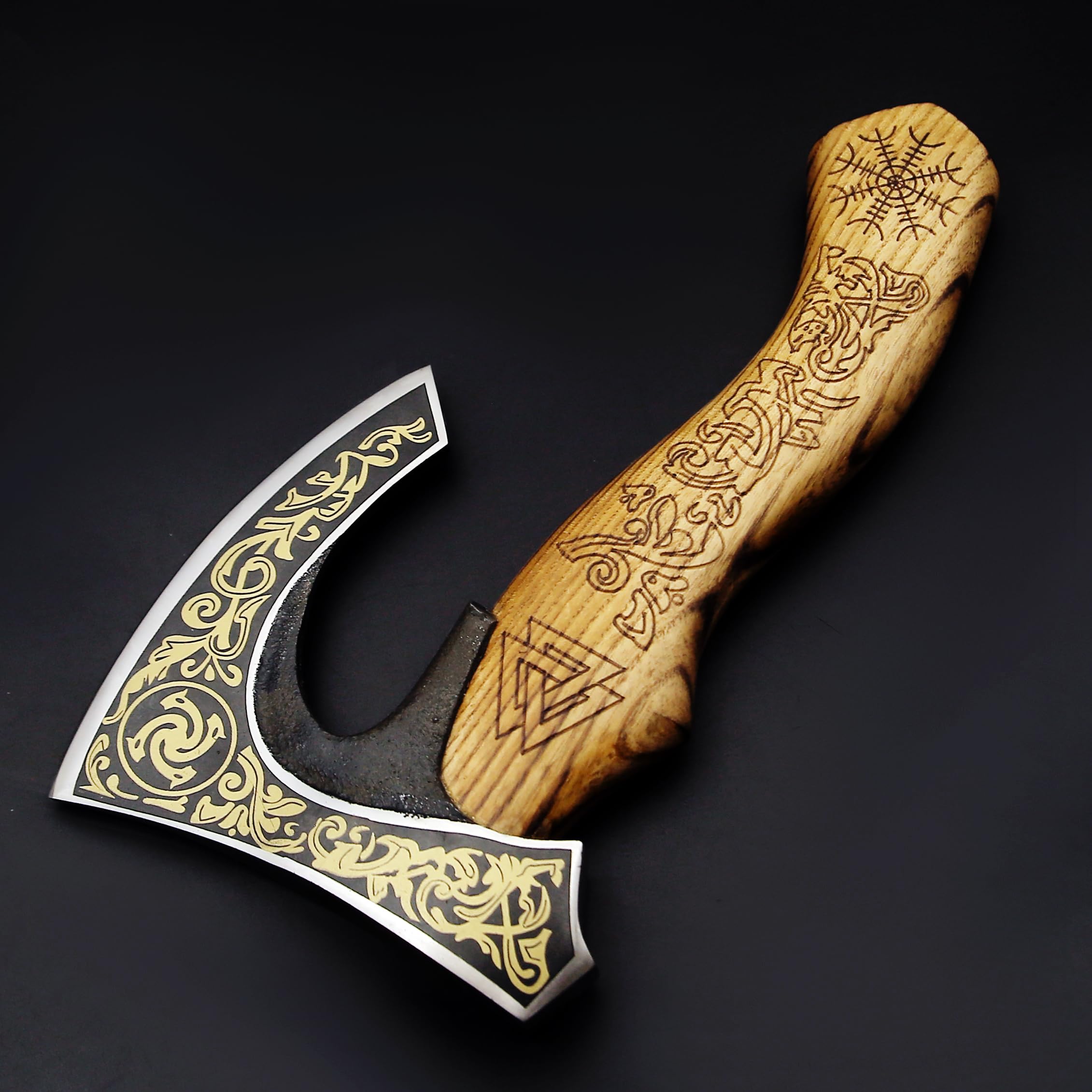 Amazon.com : SHINY CRAFTS-Viking axe bearded axe tomahawk birthday