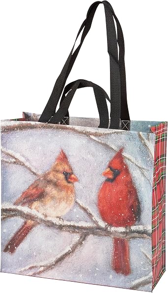 Primitives by Kathy Cardinal Couple Market Tote