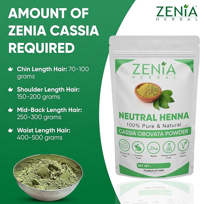 Polvo de Henna Neutro Zenia 200g Acondicionador Capilar Natural miniatura 7