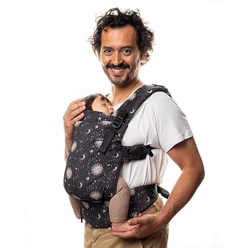 Boba X Baby Carrier - Newborn to Toddler Adjustable, 2-in-1 Convertible Front and Backpack Carrier 7 to 45 lbs, Ergonomic Baby Carrier with Crossable Straps Cosmos