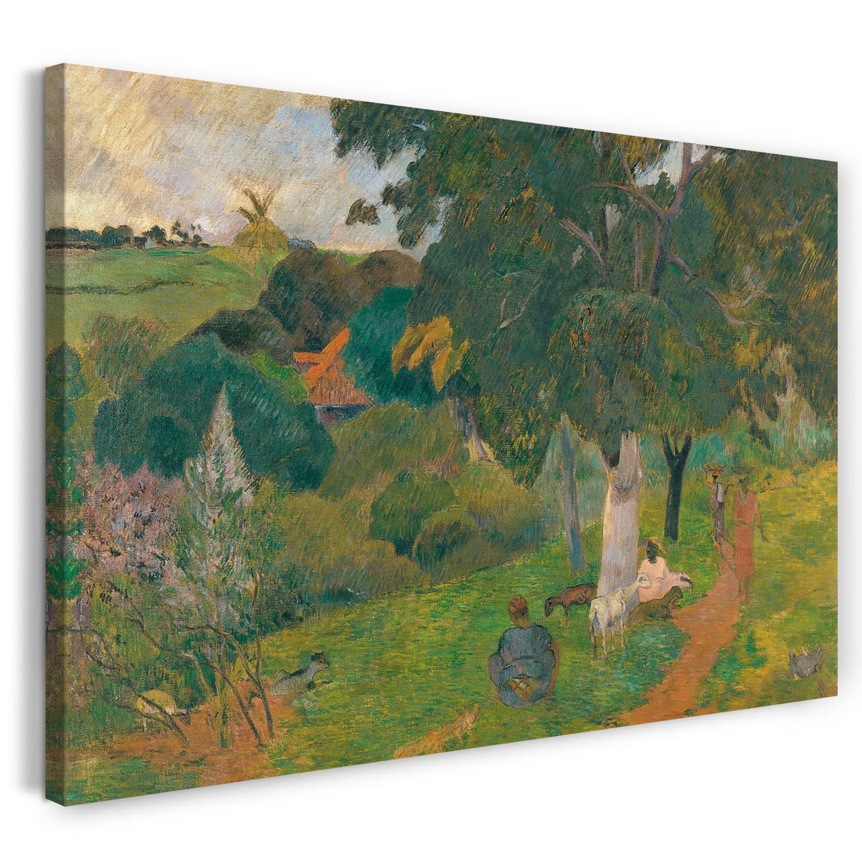 Impression sur toile de Paul Gauguin Aller et d'aller une œuvre d'art haut de gamme