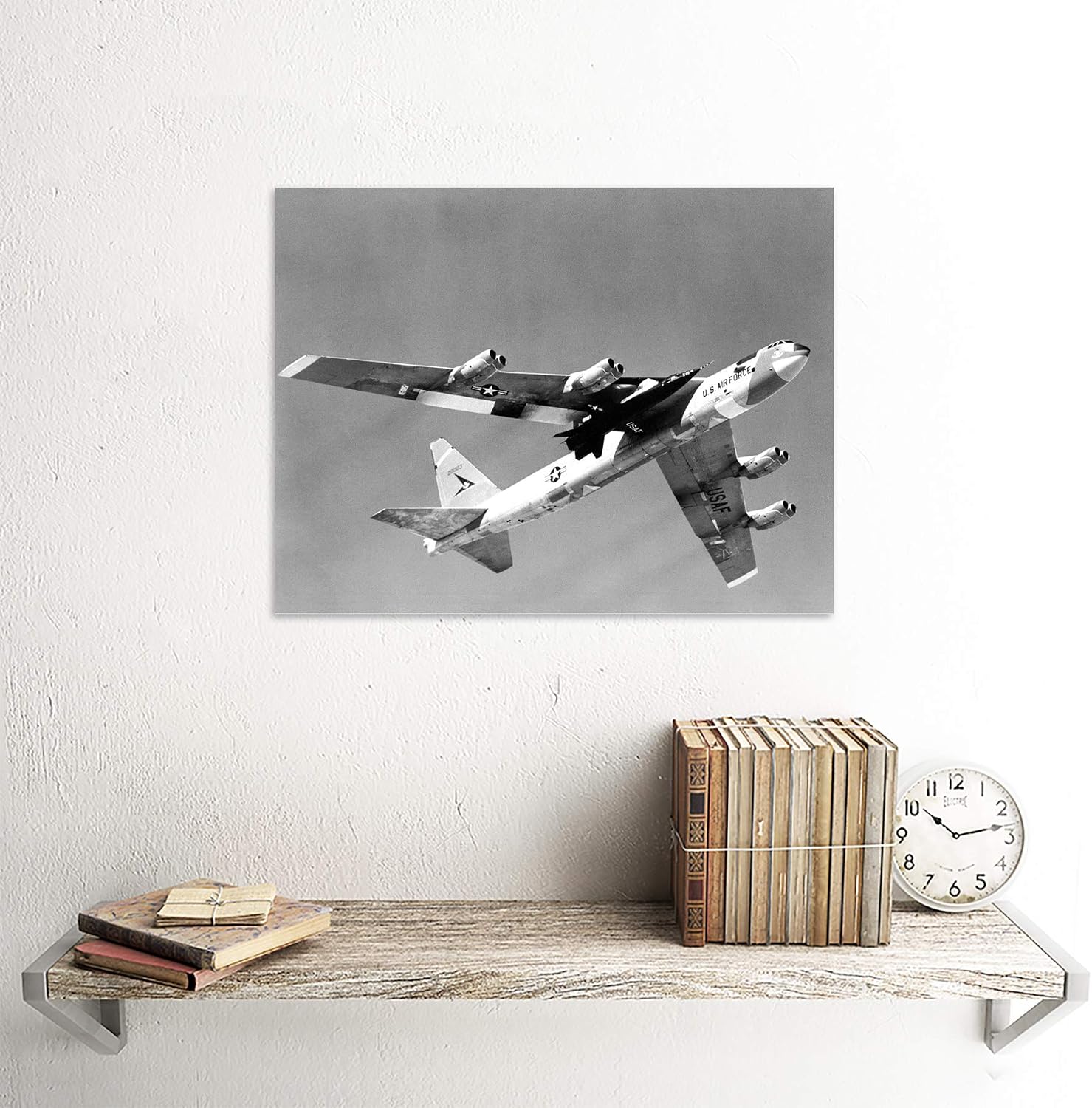 NASA X15 Rocket Plane B52 Captive Flight 1960 Unframed Wall Art Print Poster Home Decor Premium