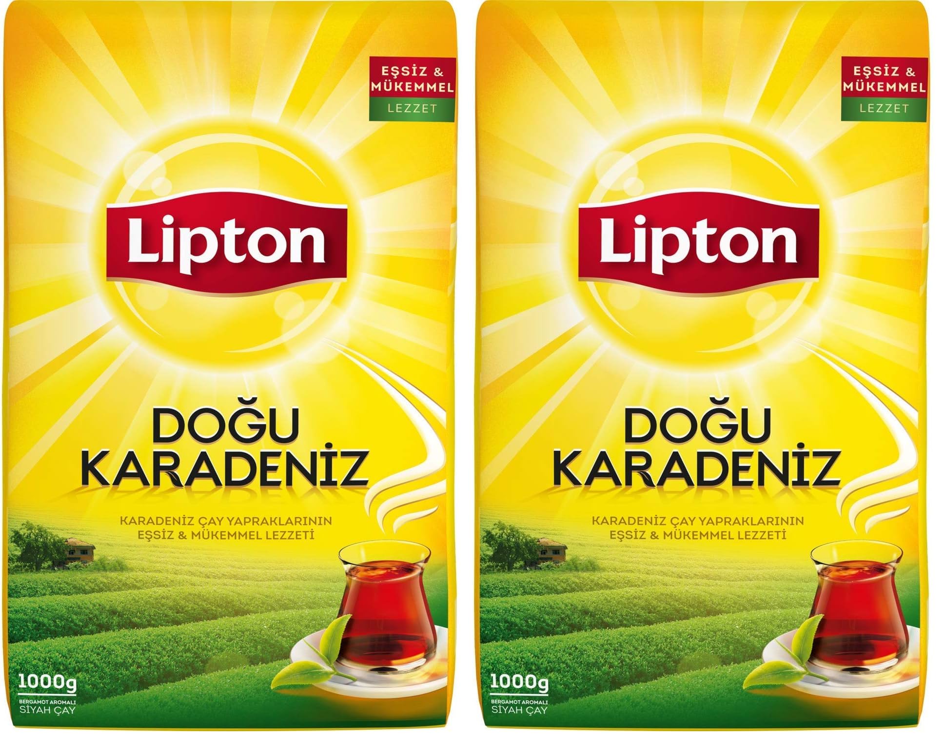 Lipton Doğu Karadeniz Bergamot Aromalı Çay, 1000 g (2 paketi)