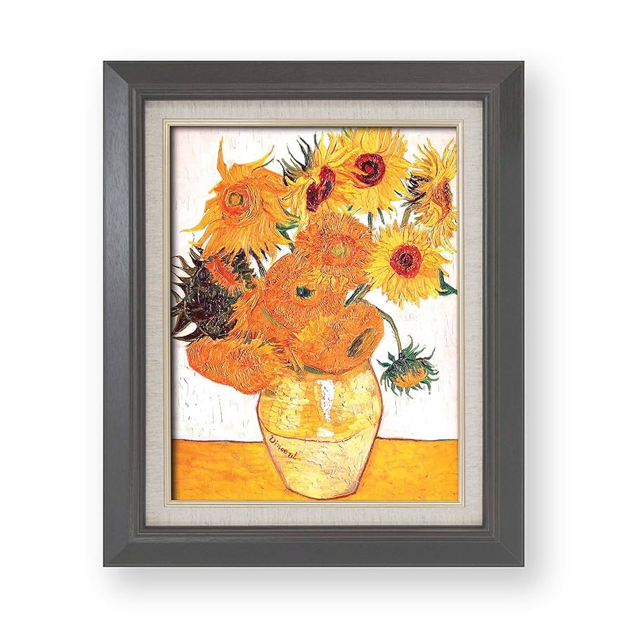 Amazon.co.jp: ゴッホ 名画 額F6号 ひまわり 17648 : Home & Kitchen