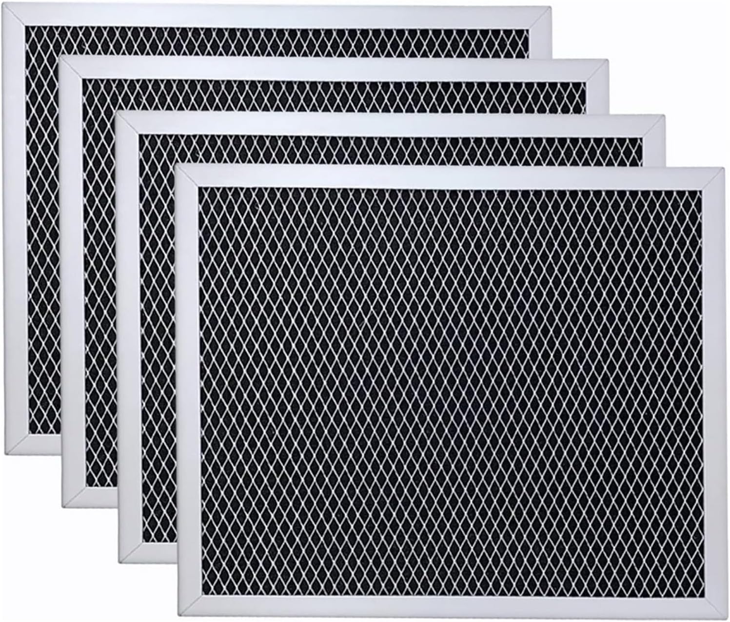 4 Pack Range Hood Filter 97007696，Compatible For Whirlpool ，W10355450，Compatible For Broan，Compatible For Nutone 6105C，Filter Parts