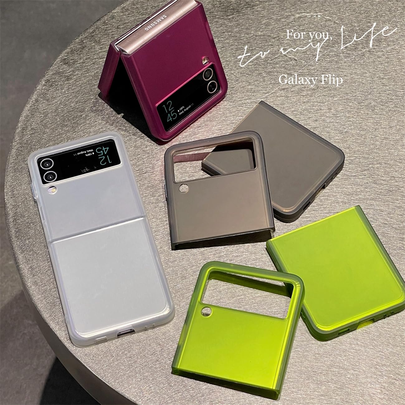 Amazon.com: Colorful Case for Samsung Galaxy Z Flip 3 4 5G Slim