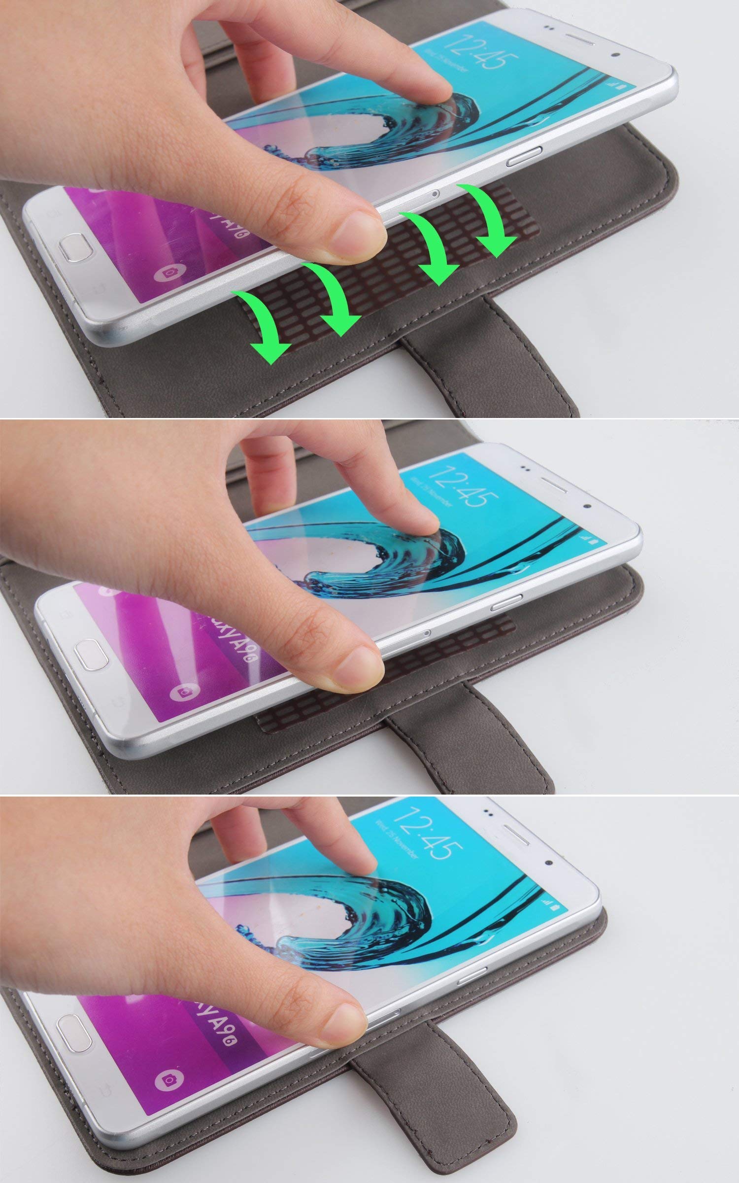 Lupo Stand Portafoglio TPU Silicone in Pelle Cellulare Caso per Alcatel