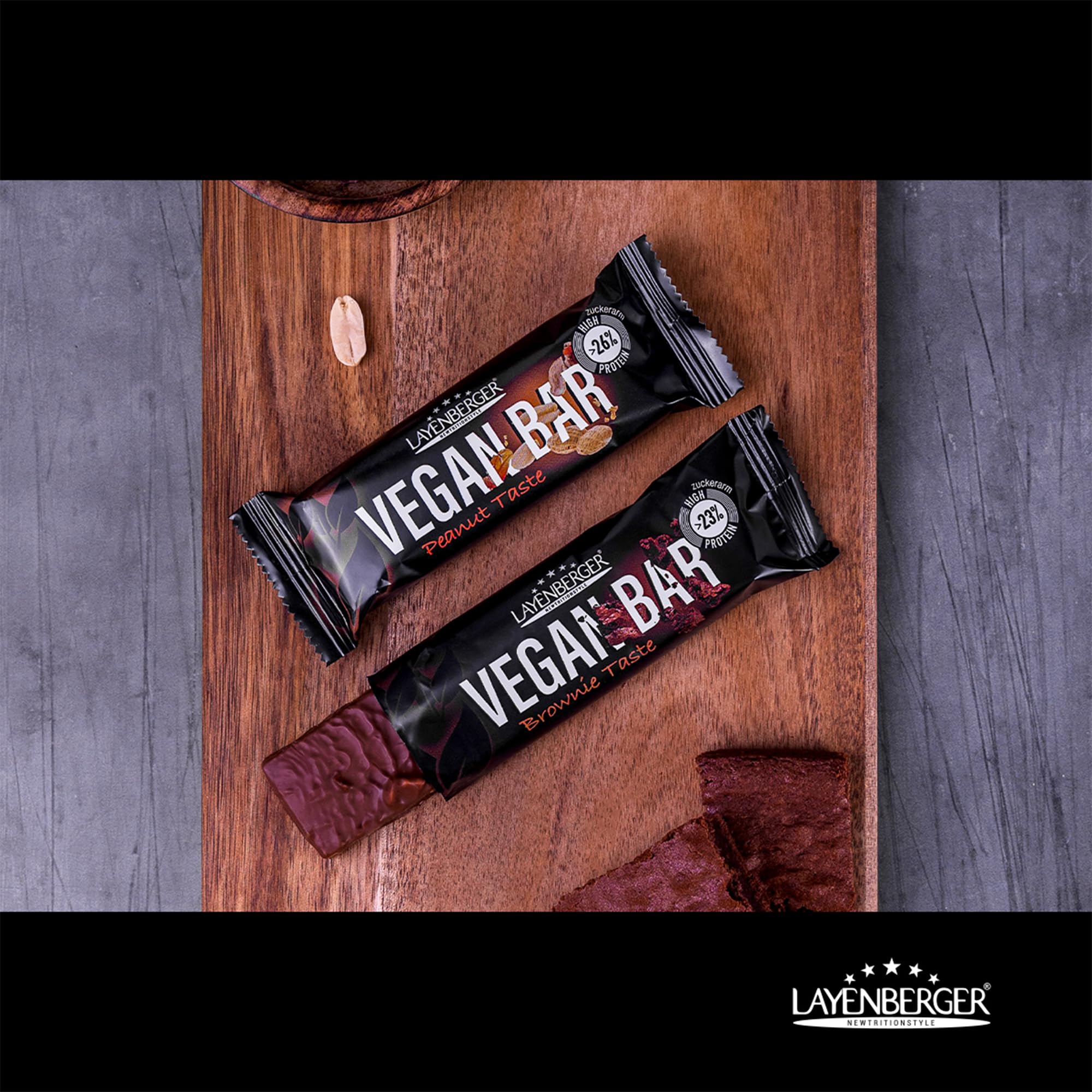Layenberger Vegan Bar Erdnuss (18x35 g)