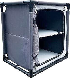 OLPRO Camping Kitchen Storage Cupboard â€“ Portable, Li