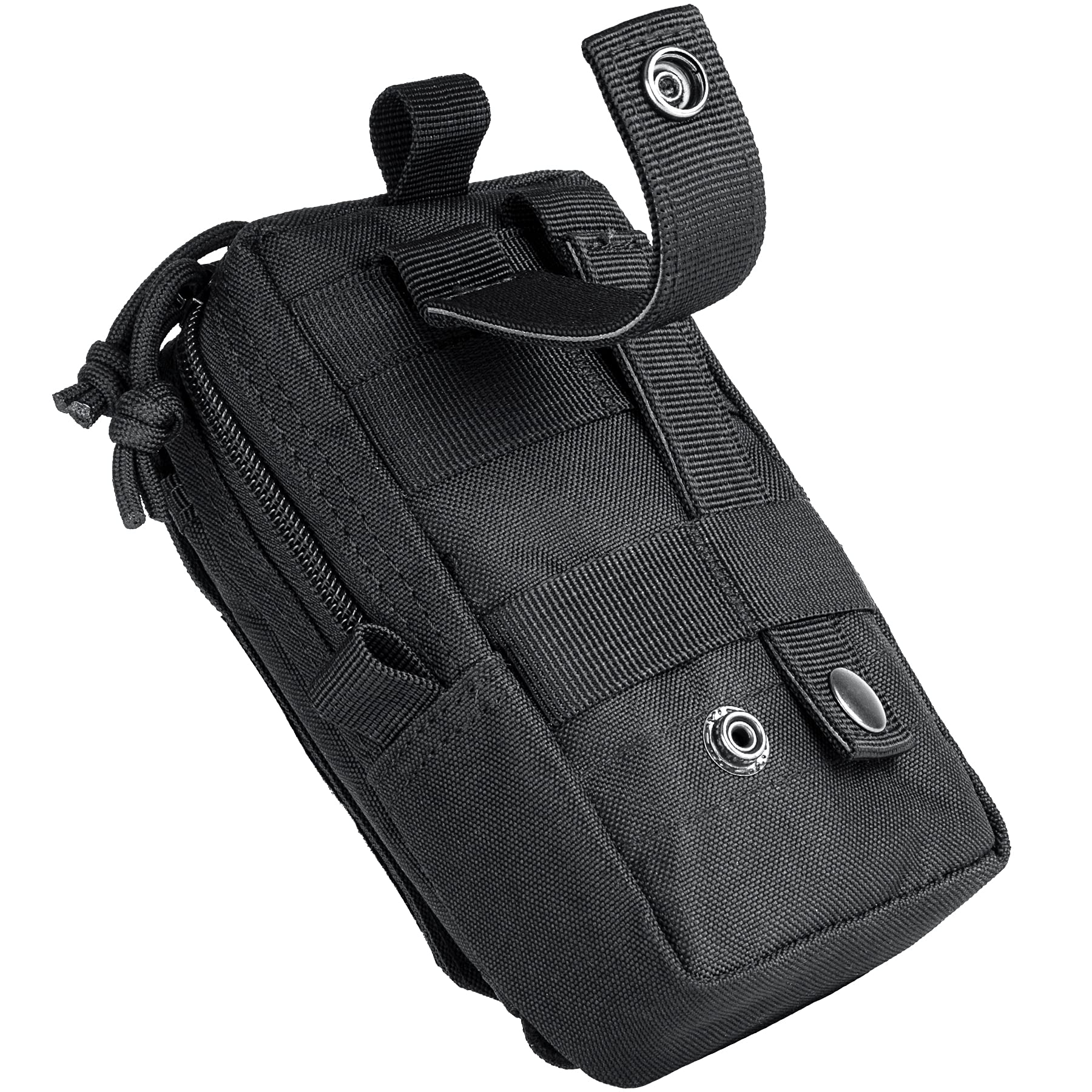 Bvya Tactical MOLLE Pouch - Small Water-Resistant Utility EDC Pouch For Belt Or Backpack (with Flag Patch) - View #4