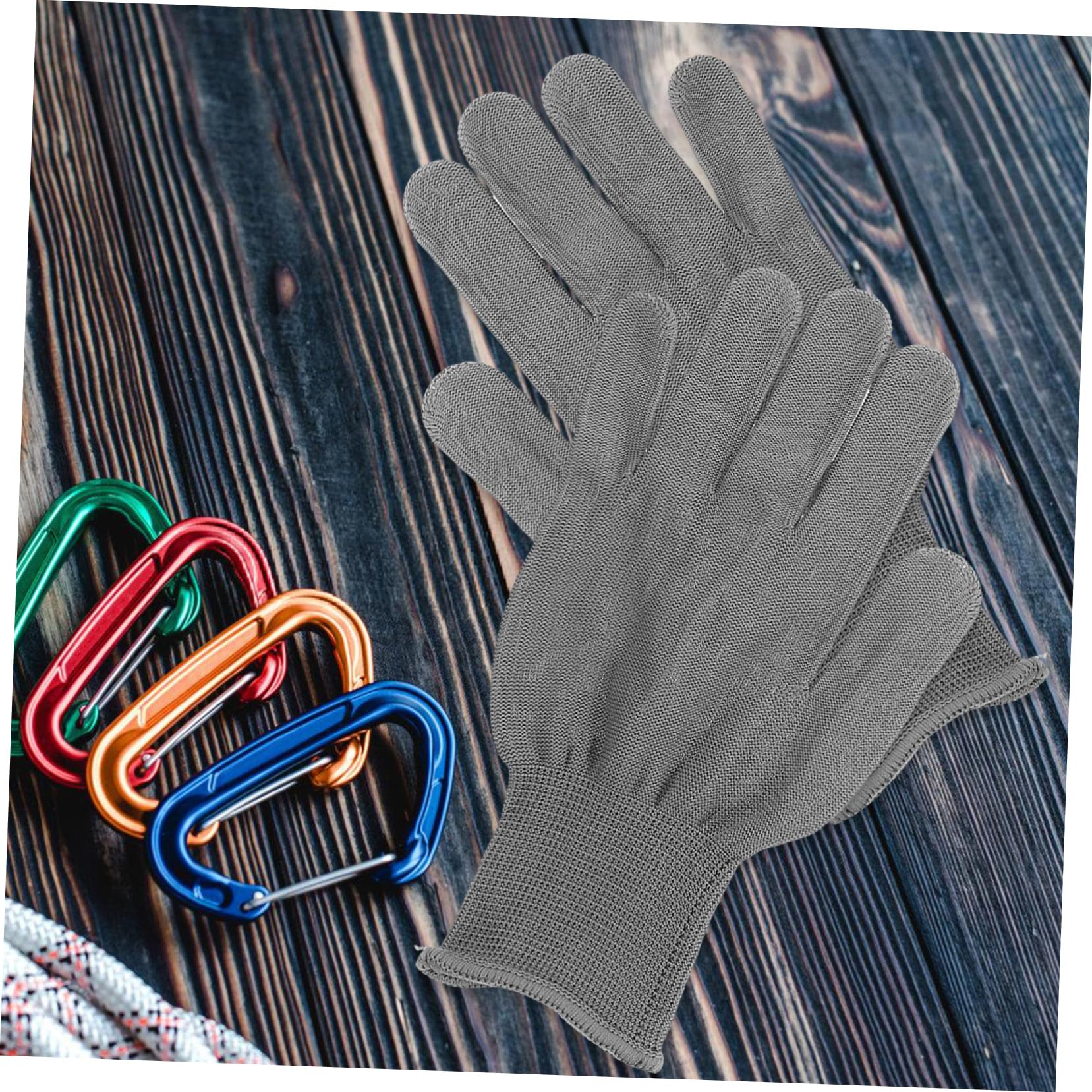 BESTonZON guanti da esterno comodi guanti da equitazione guanti da guida guanti per sudate guanti per il gioco guanti da ciclismo impermeabili guanti da allenamento nylon Grigio